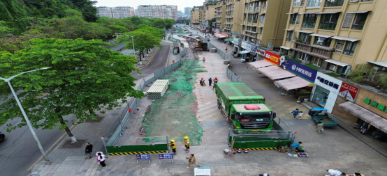 兴川南街改造项目持续强力推进